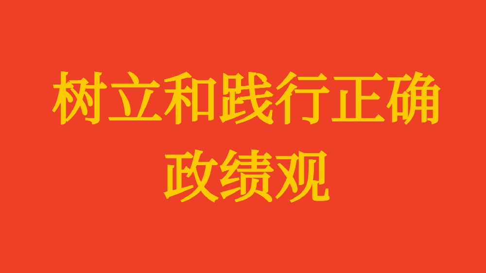實(shí)干擔(dān)當(dāng) 為民造?！?xí)近平總書(shū)記引領(lǐng)全黨樹(shù)立和踐行正確政績(jī)觀(guān)